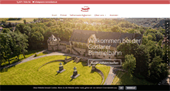 Desktop Screenshot of goslarer-bimmelbahn.de